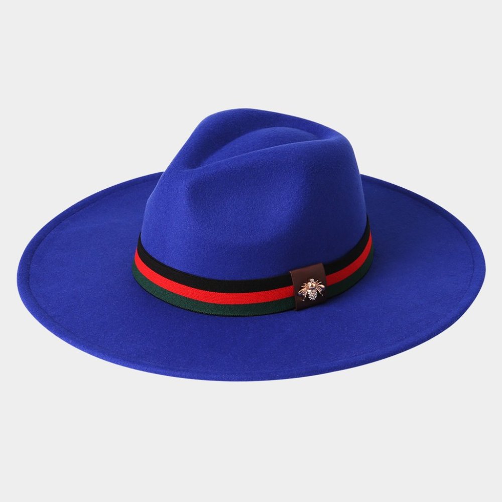 Panama Style Bumble Bee Fedora/Dressy Fedora Hat - Picture 3 of 5